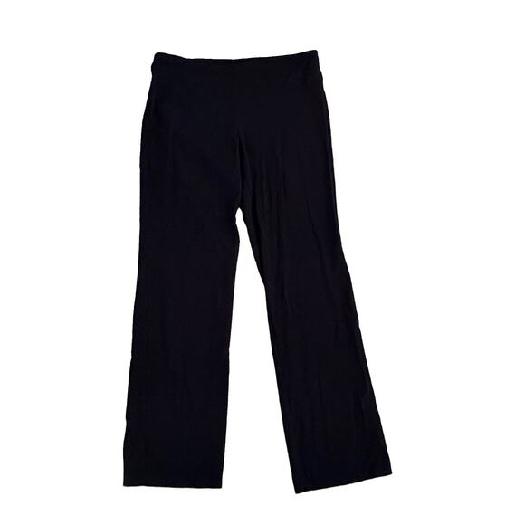Eileen Fisher Pants - Eileen Fisher Womens Black Washable Stretch Crepe PullOn Pants Sz L Capsule $168